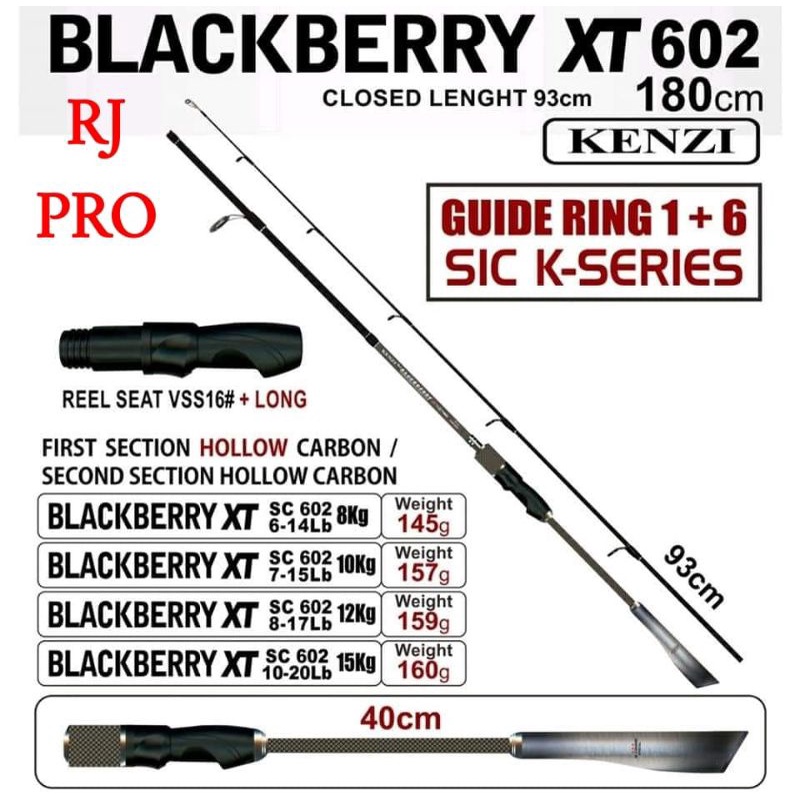 Joran Kenzi Blackberry XT 602 6-14lbs / 8-17lbs / 10-20lbs