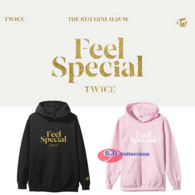 (COD)  hoodie kpop premium TWICE FEEL SPECIAL tzuyu mina momo