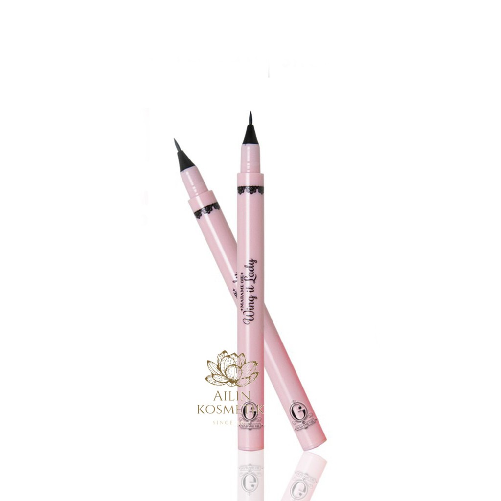 MADAME GIE Eyeready Liner and Wing It Lady | Eyeliner Waterproof Eye Liner Spidol by AILIN