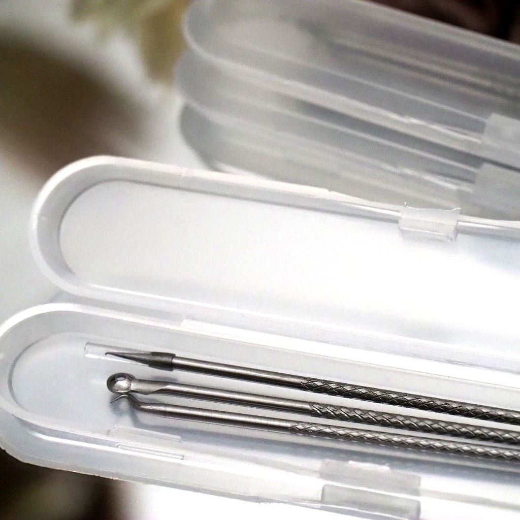 Pinset Alat Pencetan Jerawat Komedo set isi 3