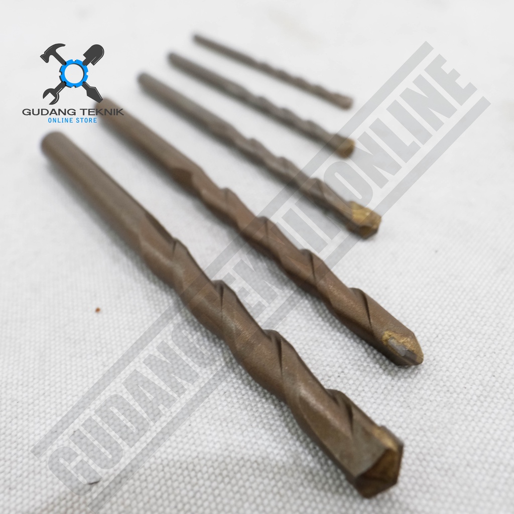 Mata Bor Beton 1 SET 5pcs Hasston - Mata Bor Tembok Set 4/5/6/8/10mm Hastton 5 pcs 0241-005