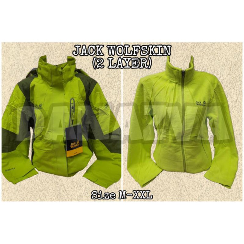 Jaket Gunung Jack Wolfskin Double Layer