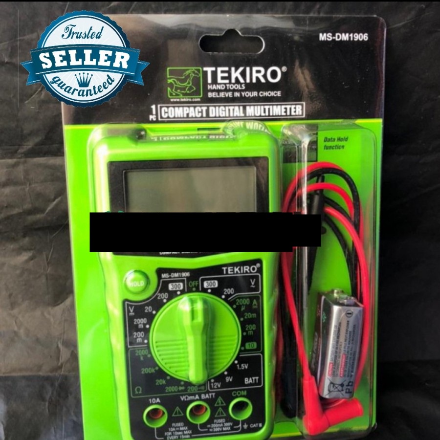 Compact Digital Multimeter Multitester Digital TEKIRO MS