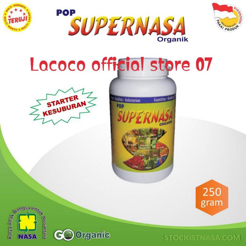 Super Nasa 250 gr pupuk organik Nasa