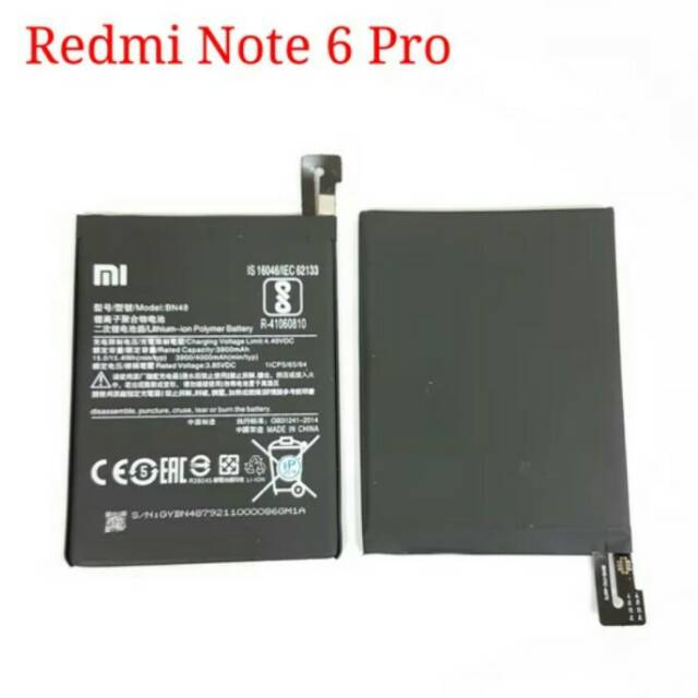 Batrei Batre Batteray Xiaomi Redmi Note 6Pro BN48