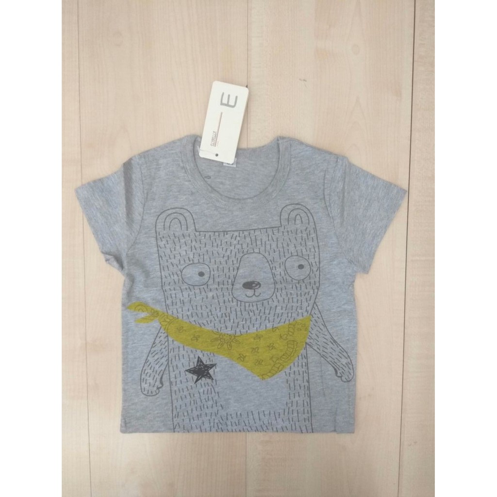 SHORT TEE GREY BEAR CC303C