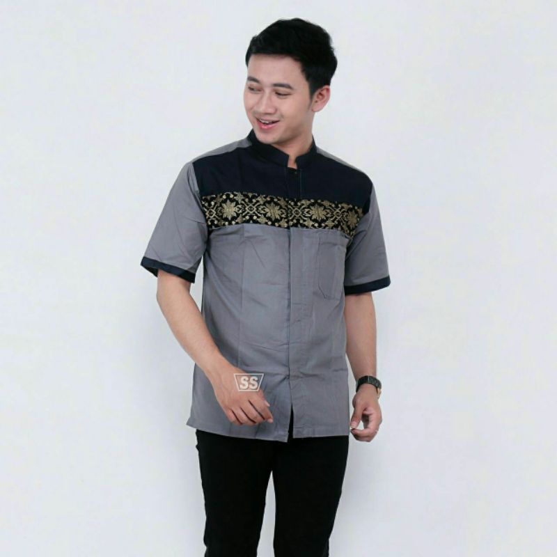 Kemeja Cowok Kasual Pria Keren Murah Croft Borrow Classic Fit Button Down Shir Baju Surfing