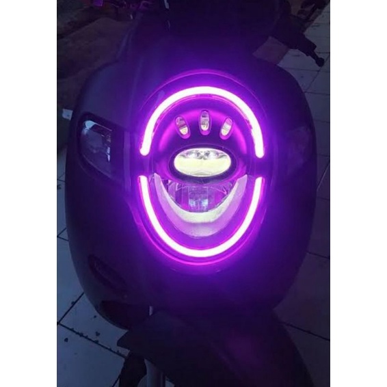 LAMPU ALIS DRL MOTOR MOBIL NEON TIDAK BINTIK 30CM