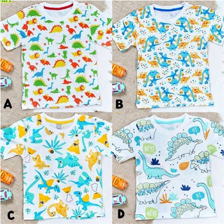 2 12 tahun Kaos Baju  Anak COWOK Summersean motif dino 