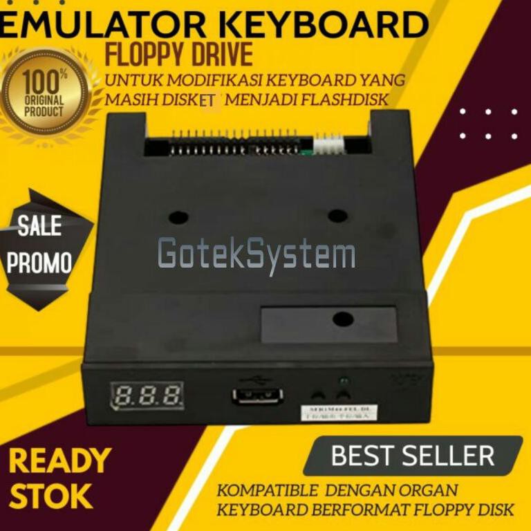 Jual Emulator Keyboard GOTEK Floppy Disk Disket ke Usb Flasdisk Driver