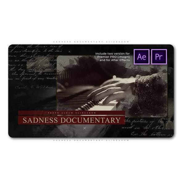 Videohive Sadness Documentary Slideshow – Premiere Pro Templates
