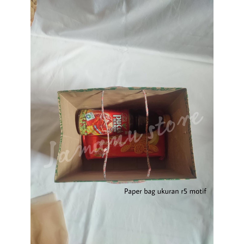 PAPERBAG POLOS CRAFT UKURAN 13,5x19,5x21 CM GOODIE BAG paper bag polos coklat / paperbag murah (R5 motif)