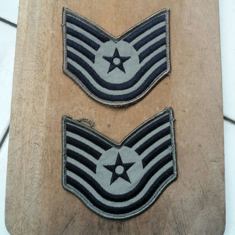 Patch Rank USAF Original Cabutan not Us Army