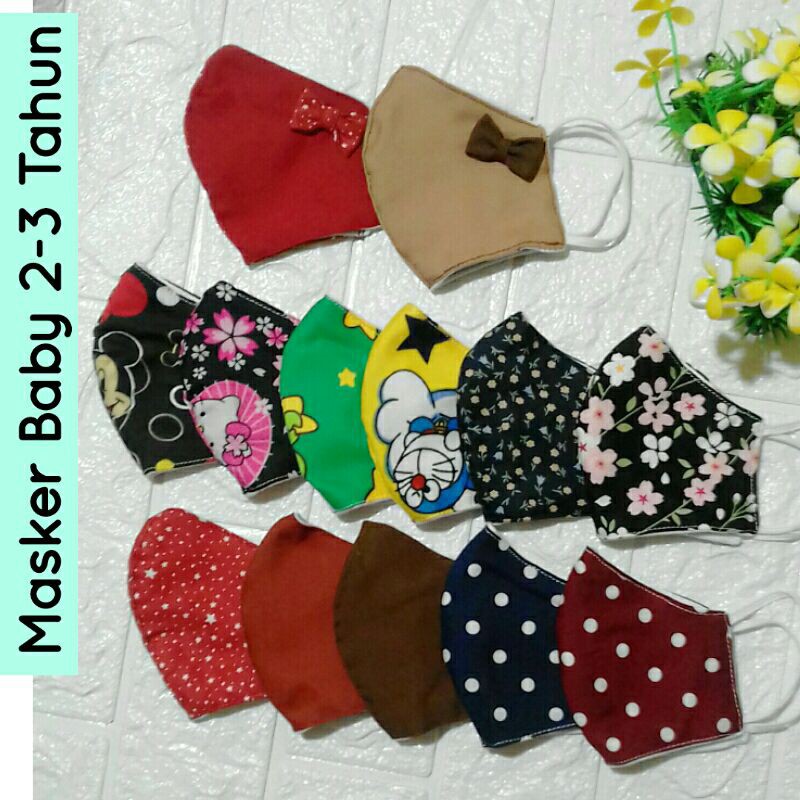 Masker Baby Bayi Balita Batita | Masker Anak Duckbill | Masker Baby 2 - 3 Tahun | Masker Anak