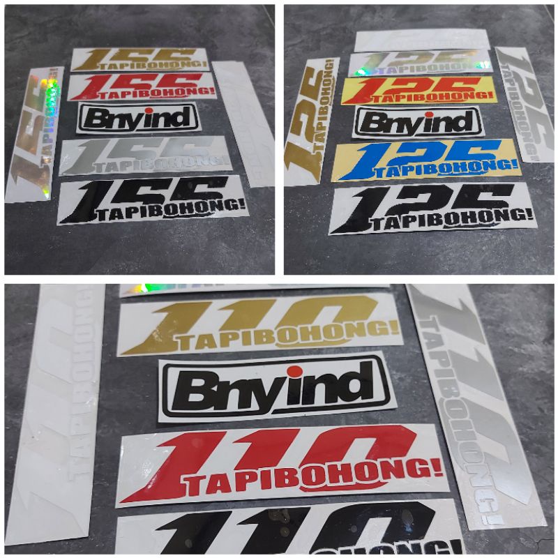 STICKER 110 125 155 TAPI BOHONG CUTTING