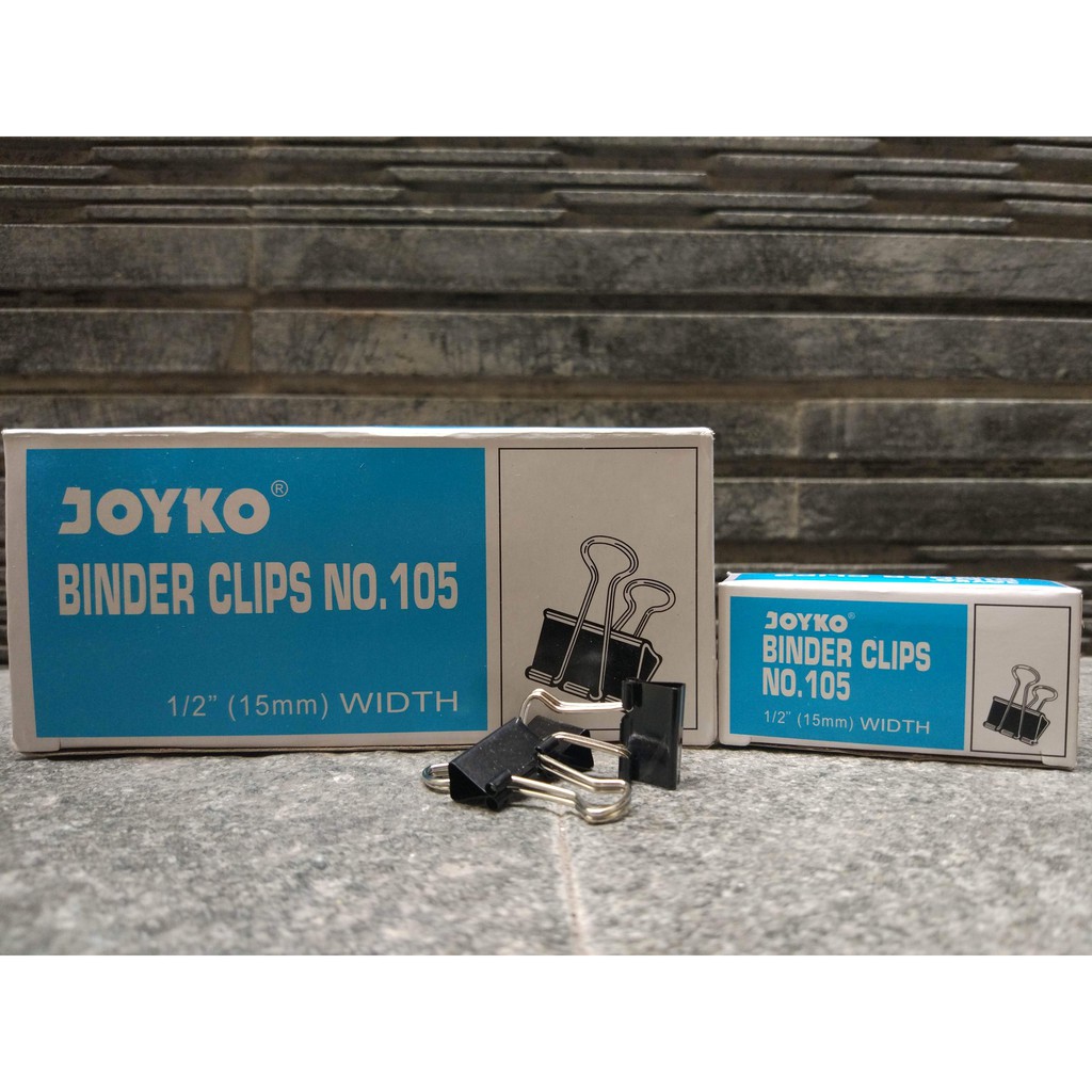 

Binder Clip / Klip Penjepit Kertas No. 105 Joyko