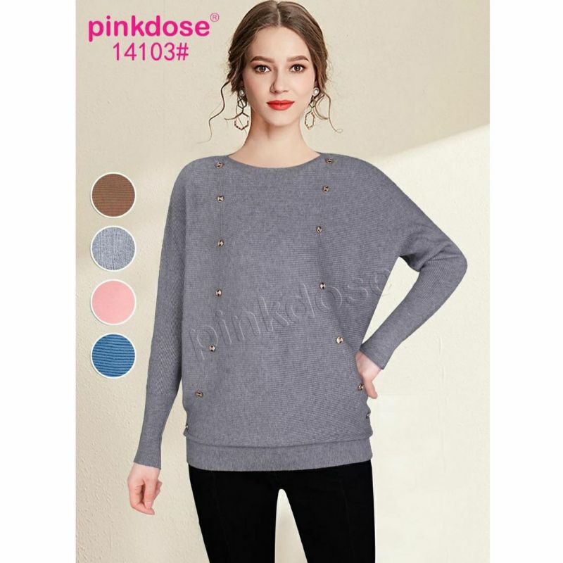 Pinkdose atasan batwing rajut 14103