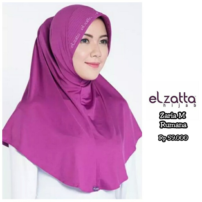 Bergo Hijab Instan ZARIA M RUMANA ELZATTA Original