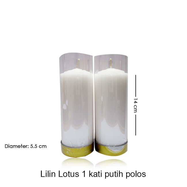 Lilin sembahyang 1 kati lotus