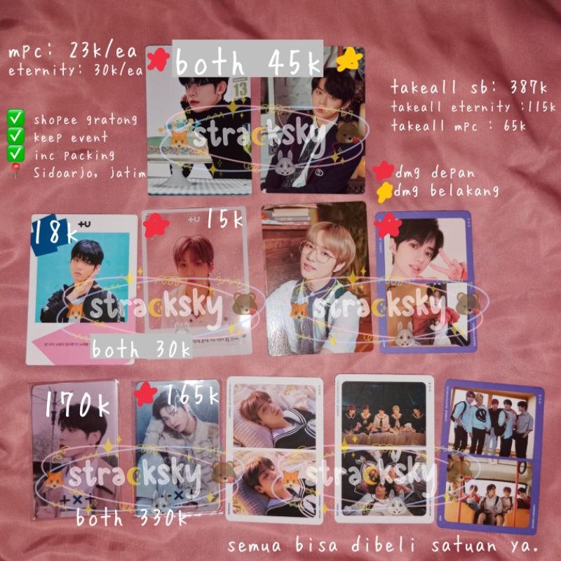 PC TXT SOOBIN BEOMGYU TCCF FOE JEWEL M2U SW R2