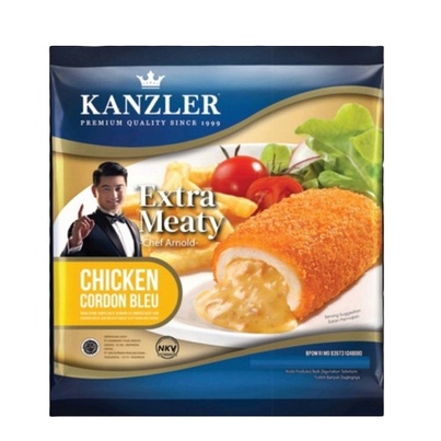 

Kanzler Chicken Cordon Bleu / Olahan Daging Ayam/ Nugget Crunchy/ Frozen Food - 300 gr