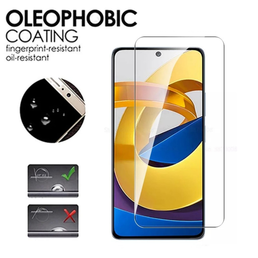 Tempered Glass XIAOMI POCO M4 PRO 5G Anti Gores Layar Premium Screen Protector Handphone Clear