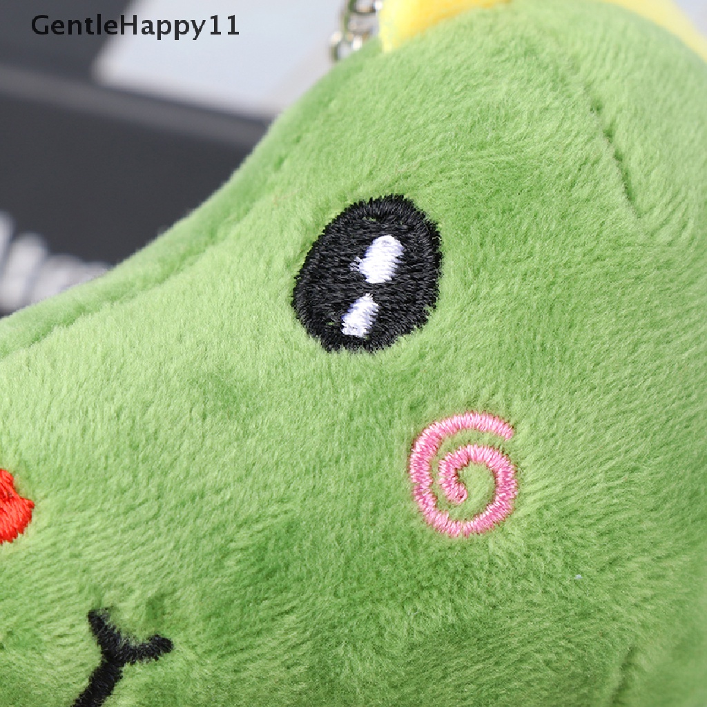 Gentlehappy 12cm Dinosaurus Mainan Mewah Boneka Boneka Liontin Lembut Dengan Gantungan Kunci Keyring Hadiah