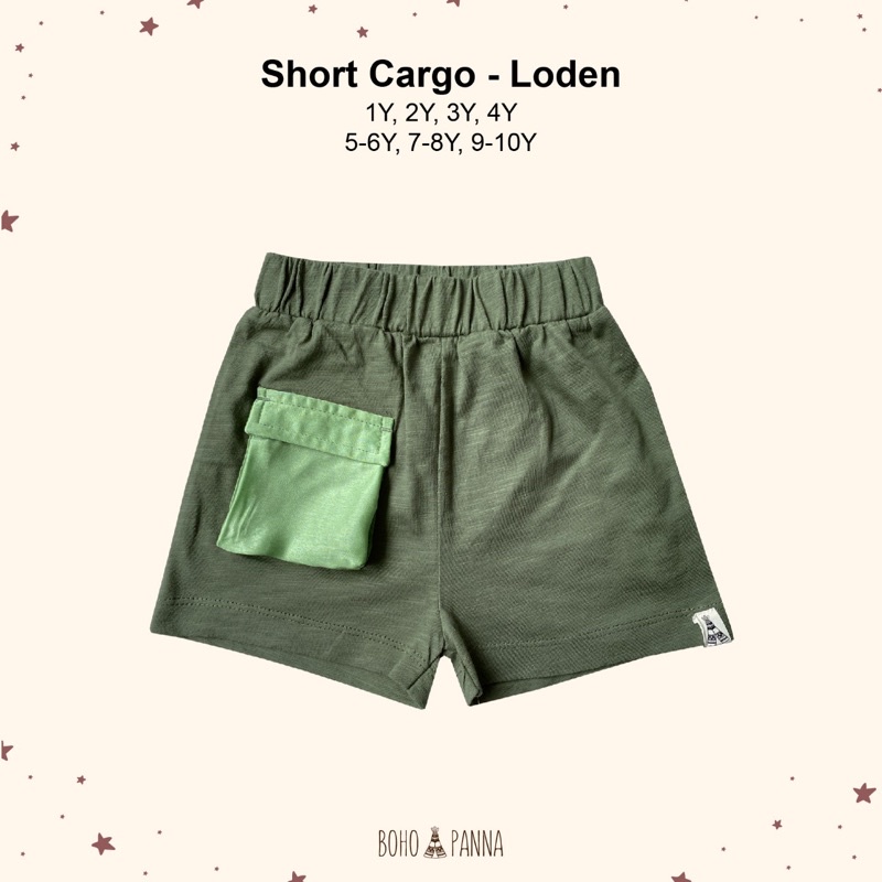 BOHOPANNA Short Cargo Celana Pendek Anak 1 - 10 Tahun