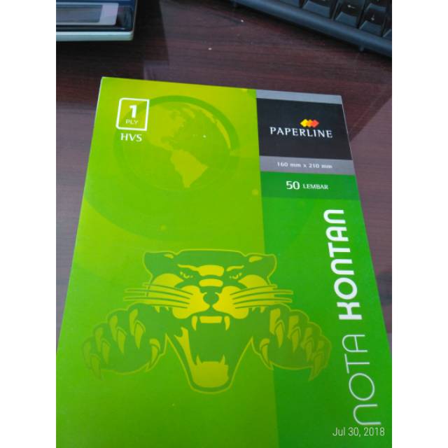 

Nota kontan HVS 1ply 1/2 folio