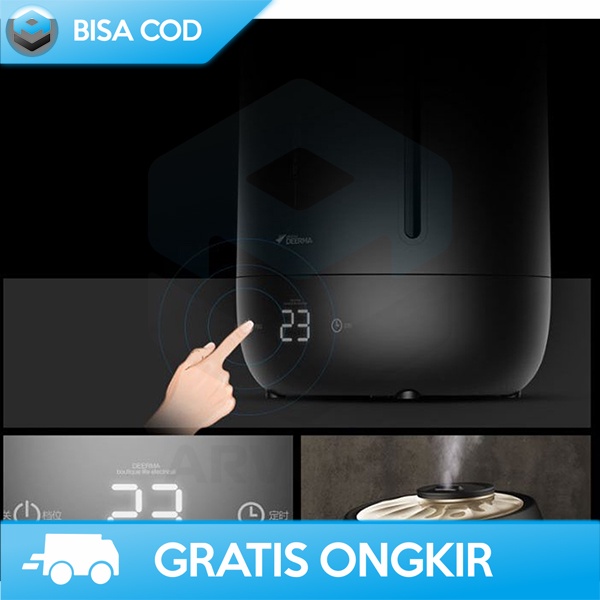 DIFFUSER HUMIDIFIER PURIFIER AROMATERAPI BY DEERMA 5L TOUCH SCREEN ORI