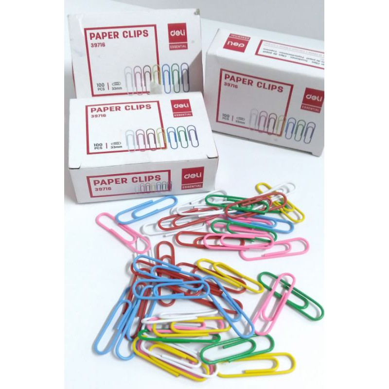 

CLIP KERTAS/ PAPER CLIPS/ PENJEPIT KERTAS/ DELI 39716