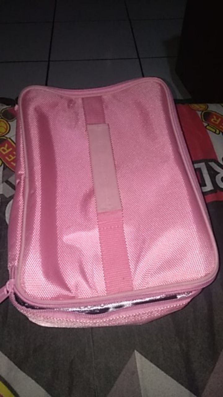 Tas Bekal Polos Tedemei 6540 6564 Lunchbox Bag Bekel Ada Lapisan Tahan Panas Bahan Tebal Bento Box