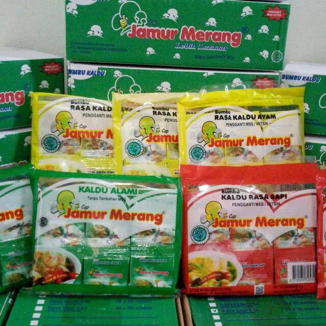 

Kaldu jamur merang 1 dus bisa mix varian NON MSG