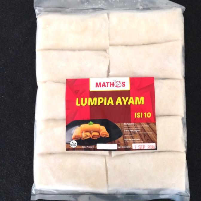 

Lumpia Ayam Mathos isi 10 TERLARIS TERPERCAYA ORIGINAL