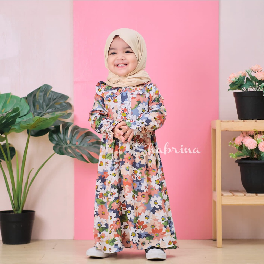 Gamis Kamila Anak (Hanya Gamis) by Shabrina / Bisa couple Ibu dan anak