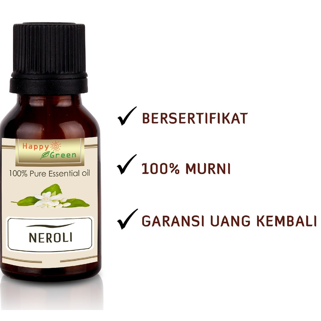 Happy Green Neroli Essential Oil (5 ml) - Minyak Bunga Neroli