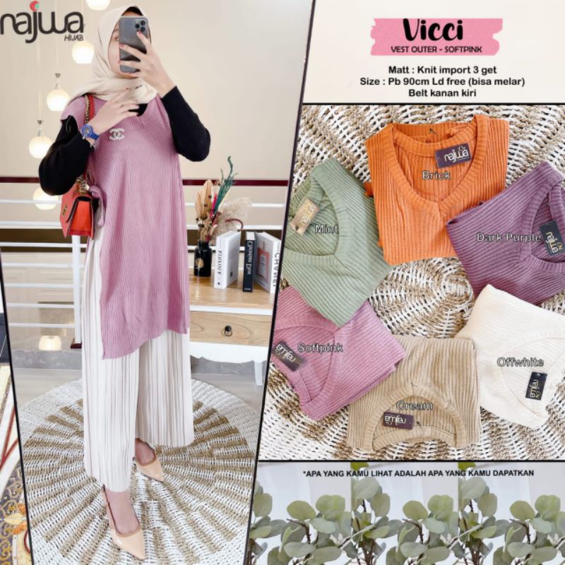VEST OUTER RAJUT / OUTER RAJUT CEWEK / VEST OUTER WANITA MURAH / ROMPI RAJUT WANITA KOREA / VEST OUT