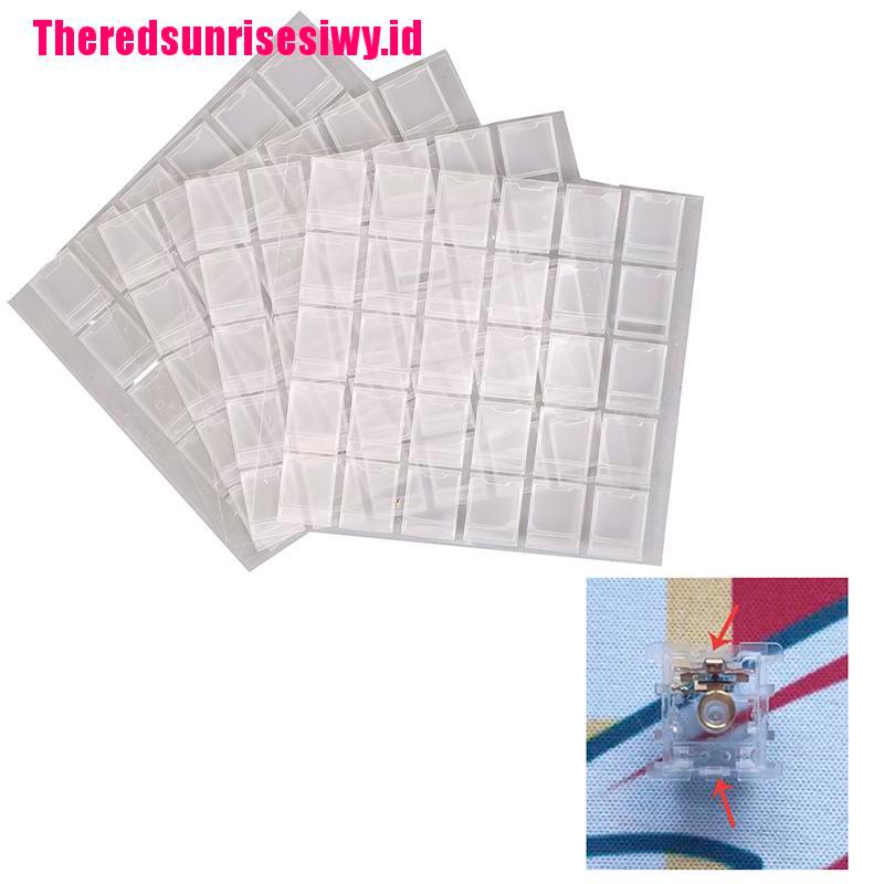 【Theredsunrisesiwy.id】120pcs/set Clear MX Switch Film for Mechanical Keyboard HTV Shaft Film Repair