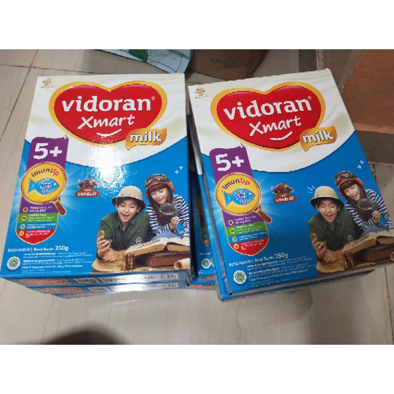 

VIDORAN Xmart 3+/ 5+ ImunUp Coklat/madu350gr