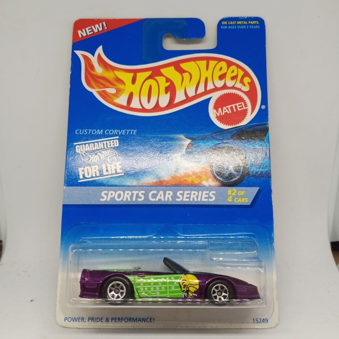 READY Hotwheels Seri 1996 Custom Corvette DISKON