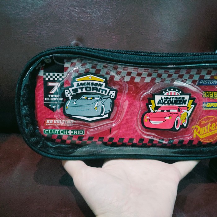 

Berkualitas Tempat Pensil Pixar Disney Cars 3 Color Backpack Original Bagus