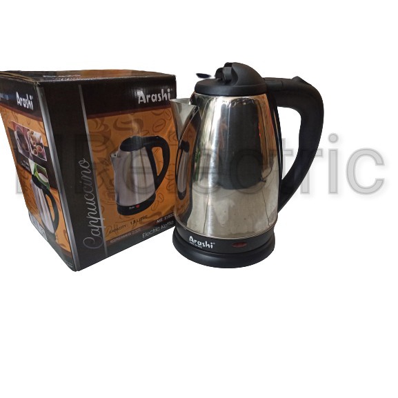 TEKO LISTRIK ARASHI STAINLESS / 1,8LITER