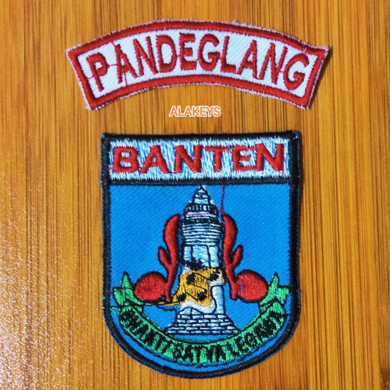 BET (BADGE) LOKASI BANTEN ID SEPASANG  BORDIR