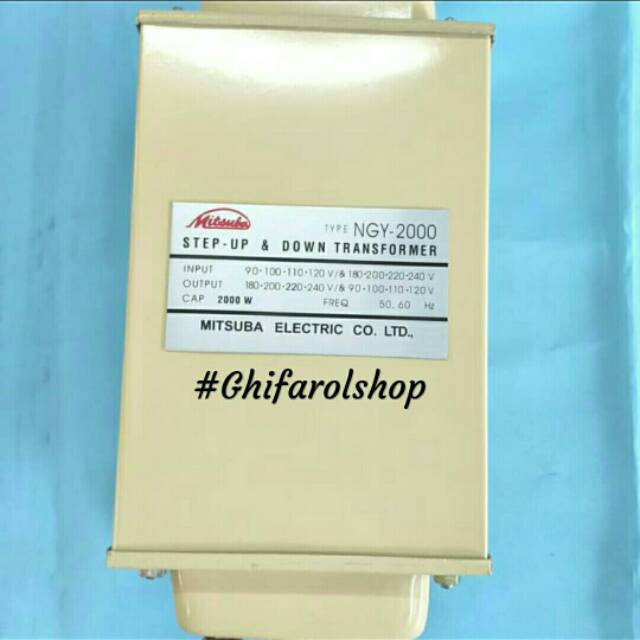 Travo step up & down MITSUBA 2000 Watt