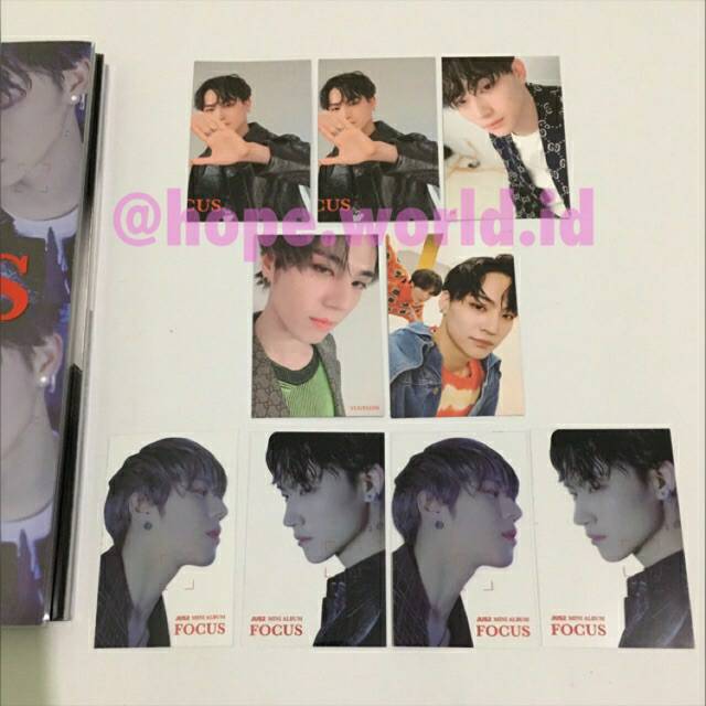JUS2 FOCUS PHOTOCARD & LYRIC POSTER JB & YUGYEOM GOT7