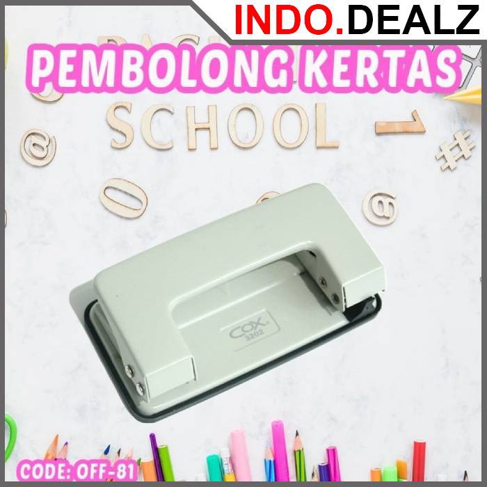 Pembolong Kertas Hole Puncher