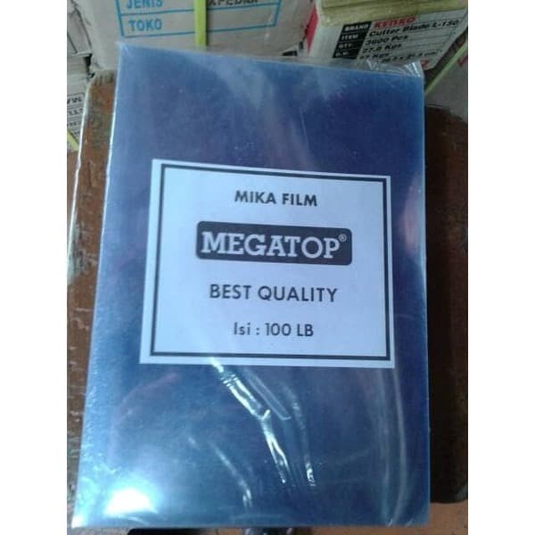 

READY Cover Mika / Cover Jilid Plastik Tebal 0.10 micron ( Isi 100 Lembar ) BERKUALITAS