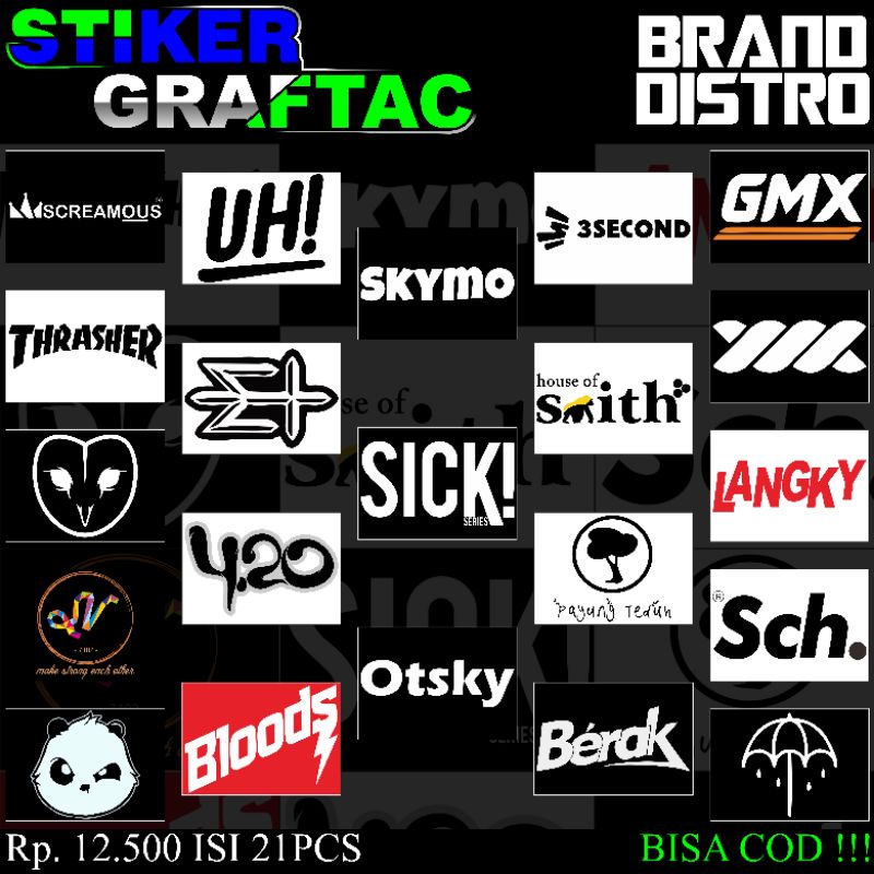 

Stiker Sticker Sponsor Racing Sunmori Herex Brand Aestetic Thailook Babylook Aksesoris Motor keren Murah 1paket Isi banyak