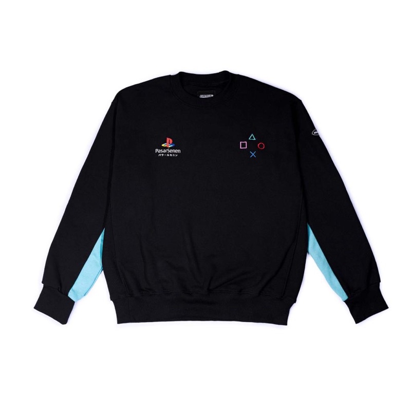 Kamengski - Pasar Senen Black Crewneck