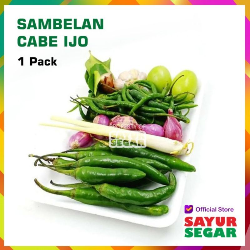 

sambelan cabe hijau